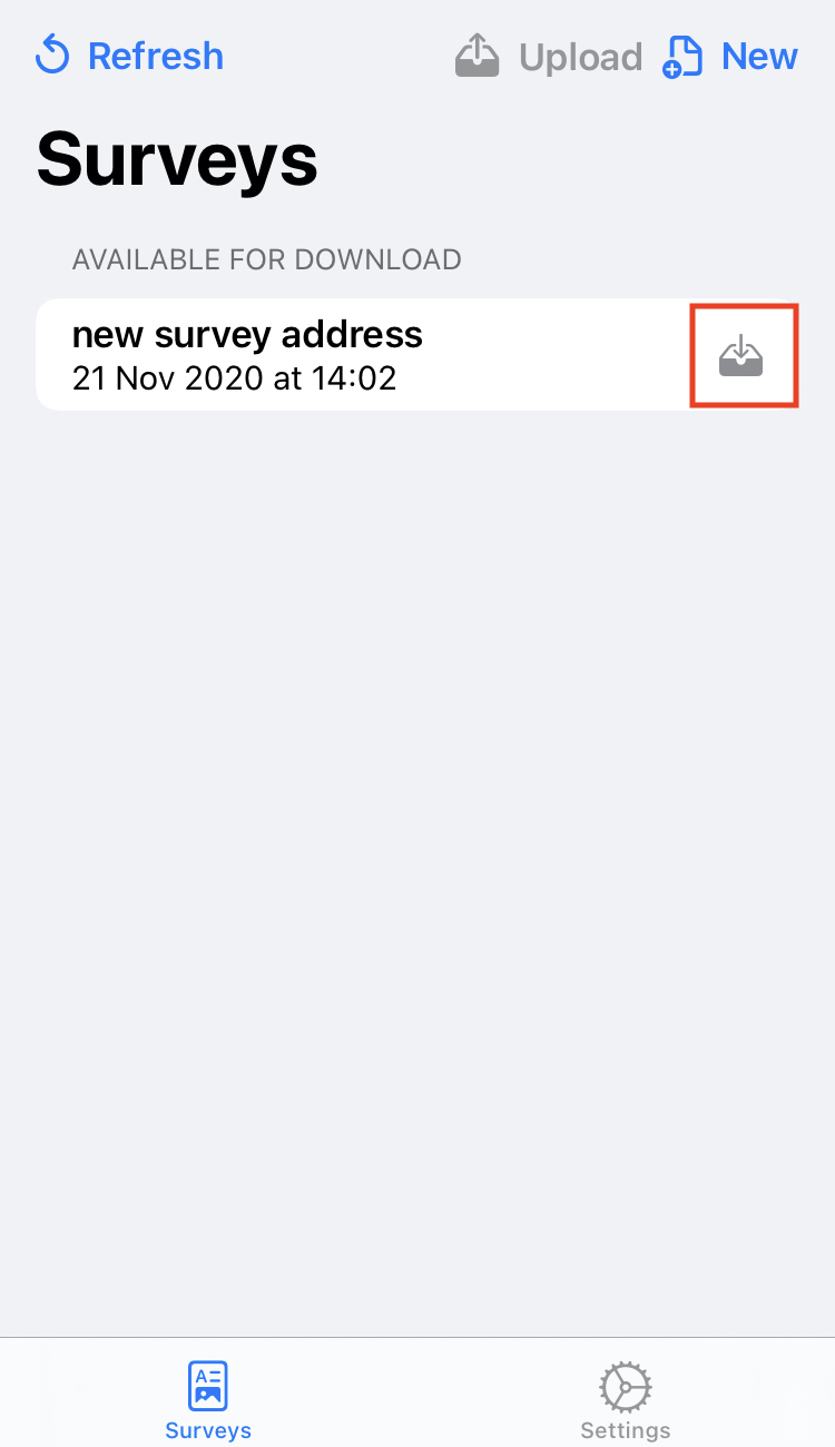 building survey create iPhone app